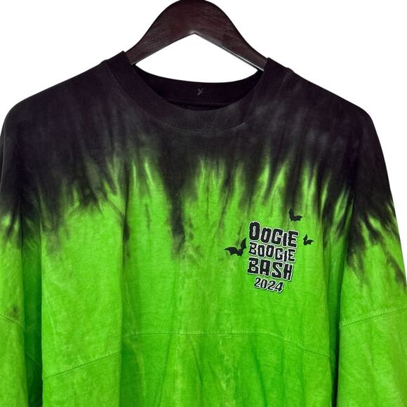 Disney Oogie Boogie Bash 2024 Spirit Jersey Tie Dye Long Sleeve Halloween Size M - Picture 7 of 10